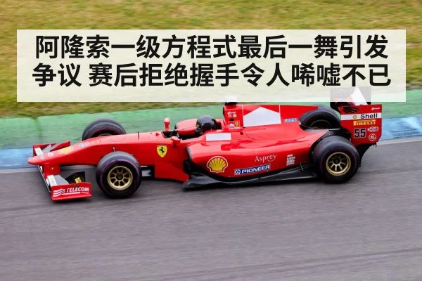 阿隆索一级方程式最后一舞引发争议 赛后拒绝握手令人唏嘘不已